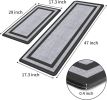 Kitchen Mats Set of 2,Cushioned Anti-Fatigue Non-Skid Rug Sets Ergonomic Comfort Standing Mat for Kitchen, Floor, Office, Sink, Laundry