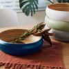 Fruit Bowl for Kitchen Counter – Handmade Spun Bamboo, Large 11.75" Fruit Basket, Eco-Friendly Decorative Serving Bowl for Home Decor