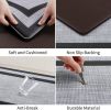 Kitchen Mats Set of 2,Cushioned Anti-Fatigue Non-Skid Rug Sets Ergonomic Comfort Standing Mat for Kitchen, Floor, Office, Sink, Laundry