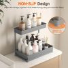 3 Pack Multi-Purpose Under Sink Organizers and Storage, 2026 L-Shaped Pull Out Cabinet Organizer for Bathroom & Kitchen