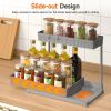 3 Pack Multi-Purpose Under Sink Organizers and Storage, 2026 L-Shaped Pull Out Cabinet Organizer for Bathroom & Kitchen