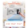 Automatic Ice Cream Maker with Built-in Compressor, 2 Quart No Pre-freezing Gelato Maker, Electric Sorbet-Maker