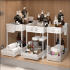 3 Pack Under Sink Organizers,2-Tier Multi-Use Kitchen and Bathroom Organizers and Storage with Sliding Drawers,Bathroom Cabinet Organizer